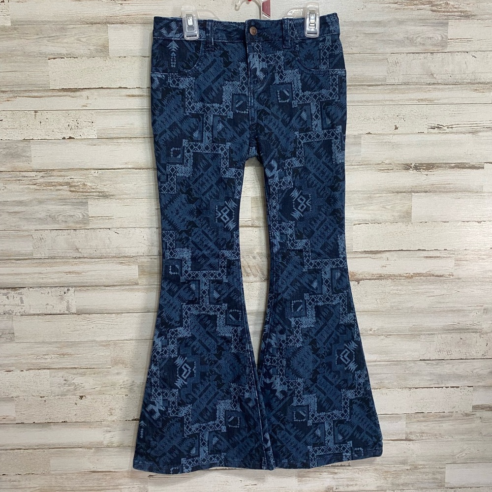 Shyanne Denim with Brown Leather Accent